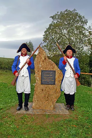 Gefecht mit napoleonischen Truppen